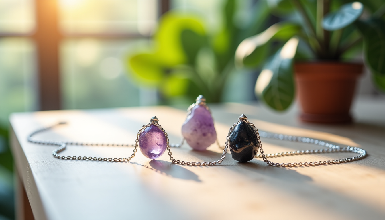 Top 3 des crystal healing necklace pour se protéger